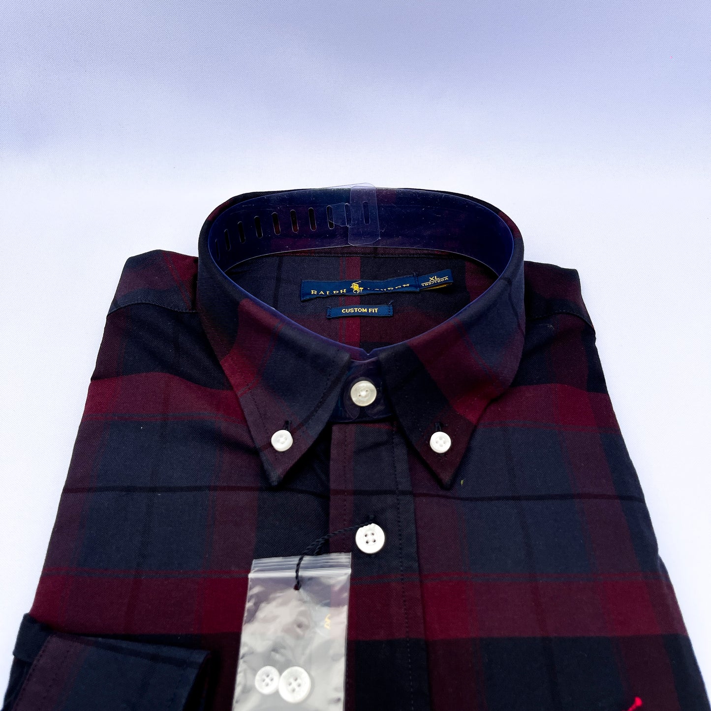 Men's Custom Fit Oxford Long Sleeve -PRL 0101