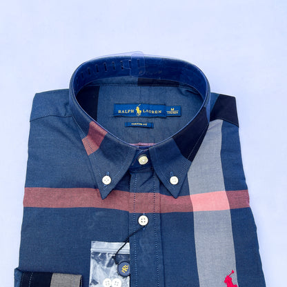 Men's Custom Fit Oxford Long Sleeve -PRL 0103