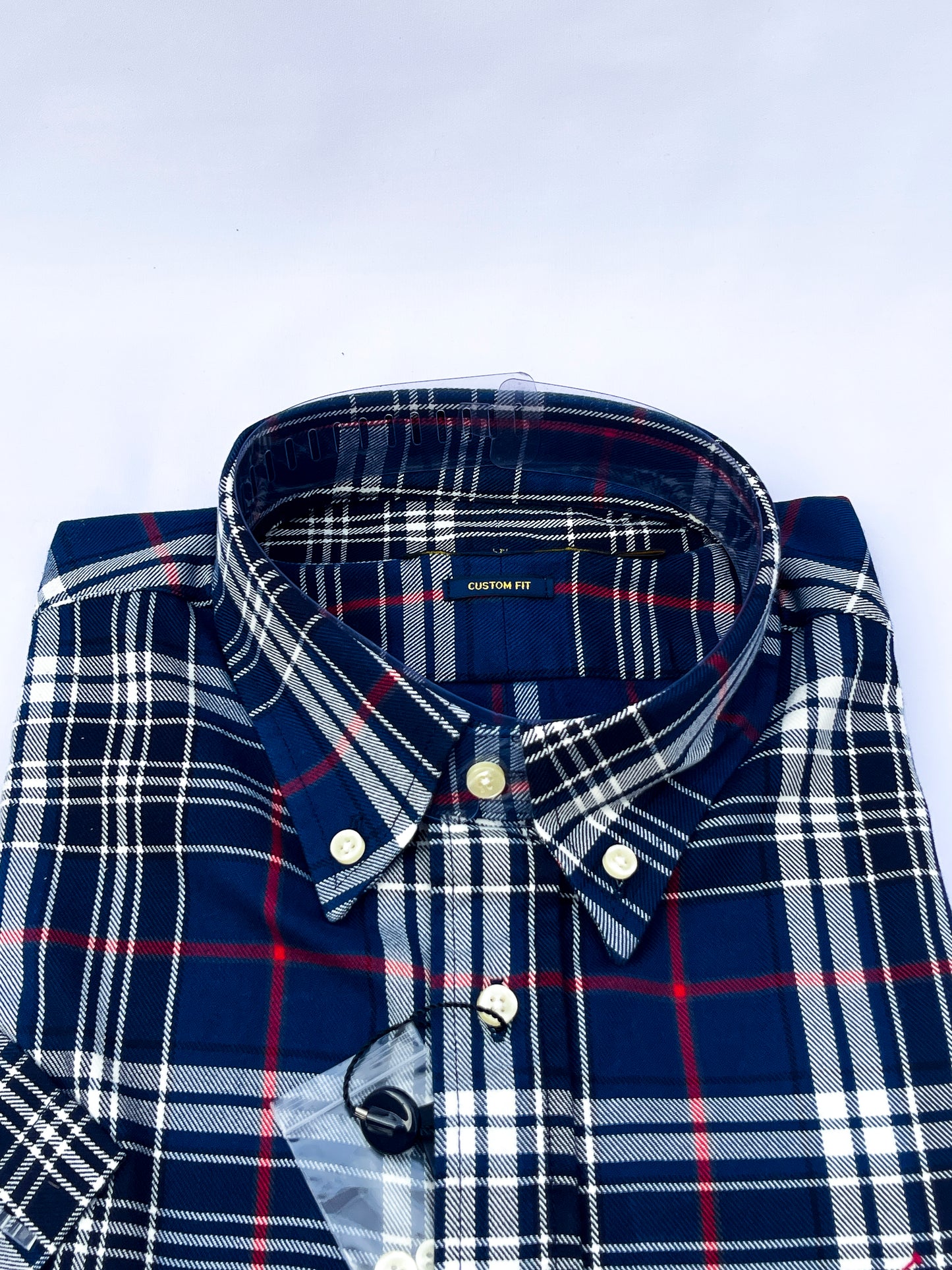 Men's Custom Fit Oxford Short Sleeve -PRL009