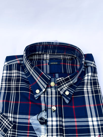 Men's Custom Fit Oxford Short Sleeve -PRL009