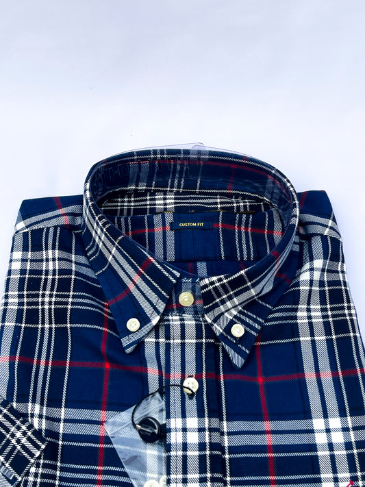 Men's Custom Fit Oxford Short Sleeve -PRL009