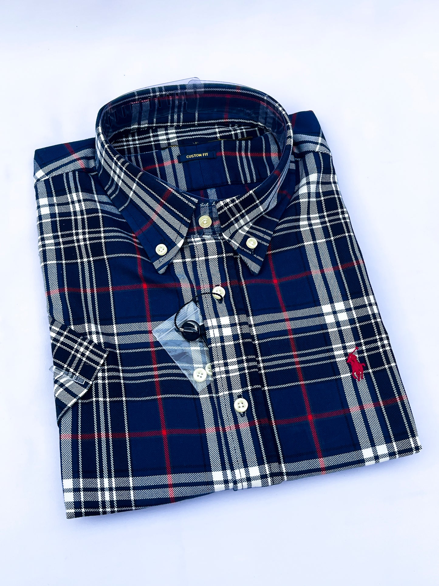 Men's Custom Fit Oxford Short Sleeve -PRL009