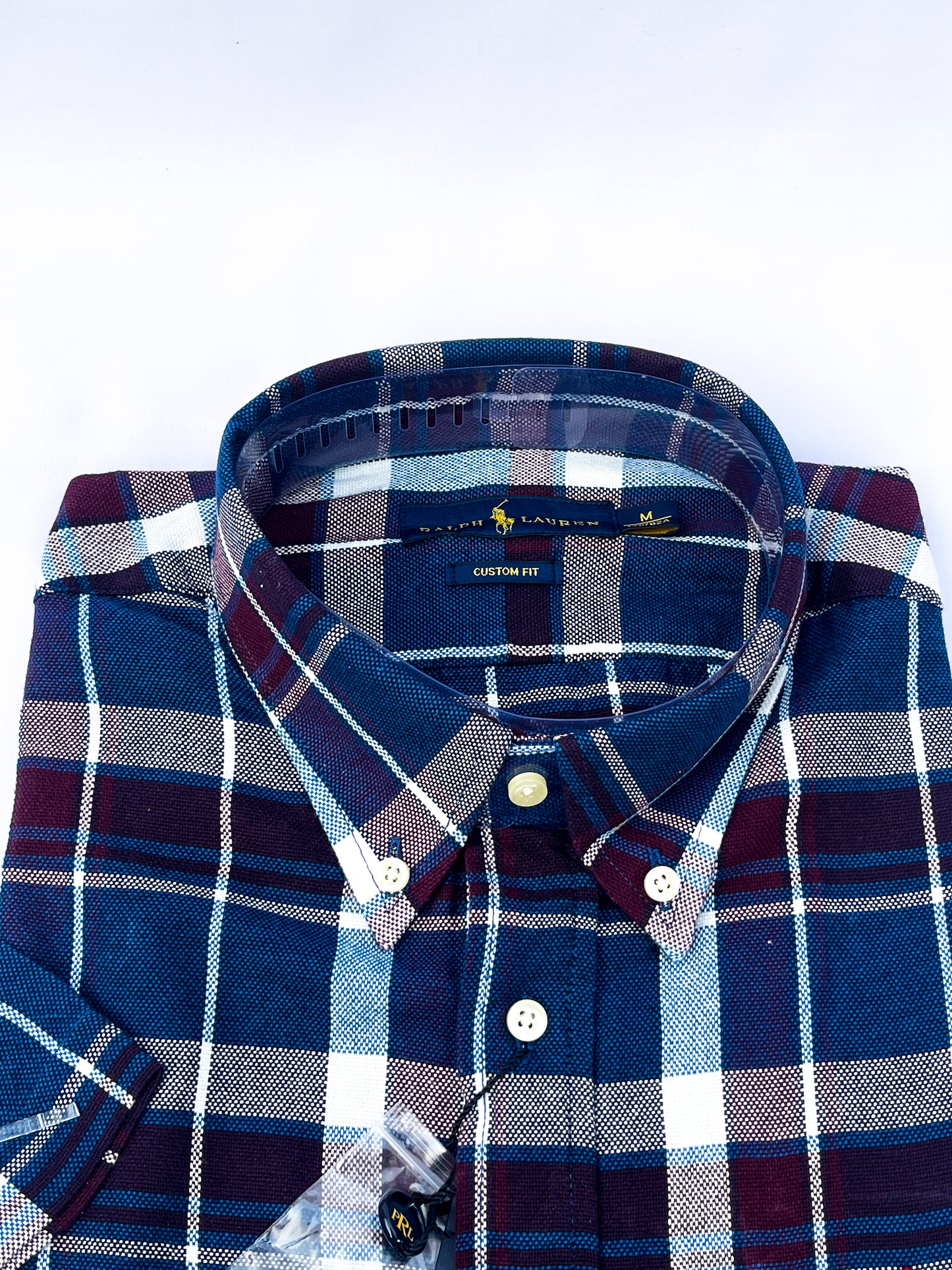 Men's Custom Fit Oxford Short Sleeve -PRL0020