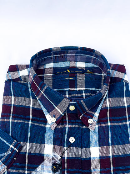 Men's Custom Fit Oxford Short Sleeve -PRL0020