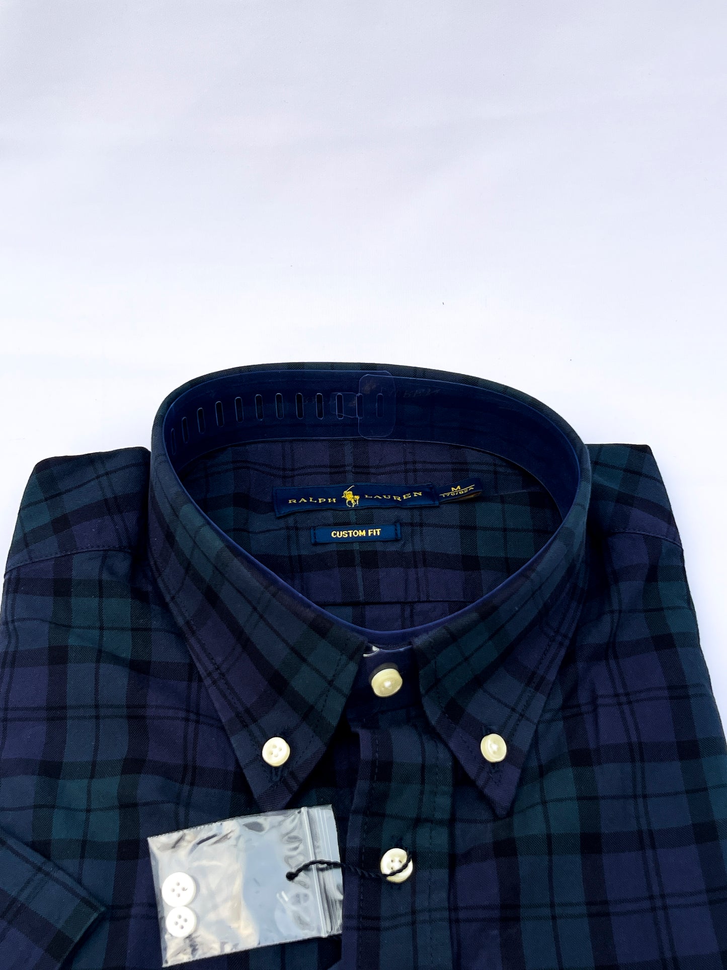 Men's Custom Fit Oxford Short Sleeve -PRL003