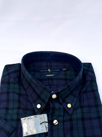 Men's Custom Fit Oxford Short Sleeve -PRL003