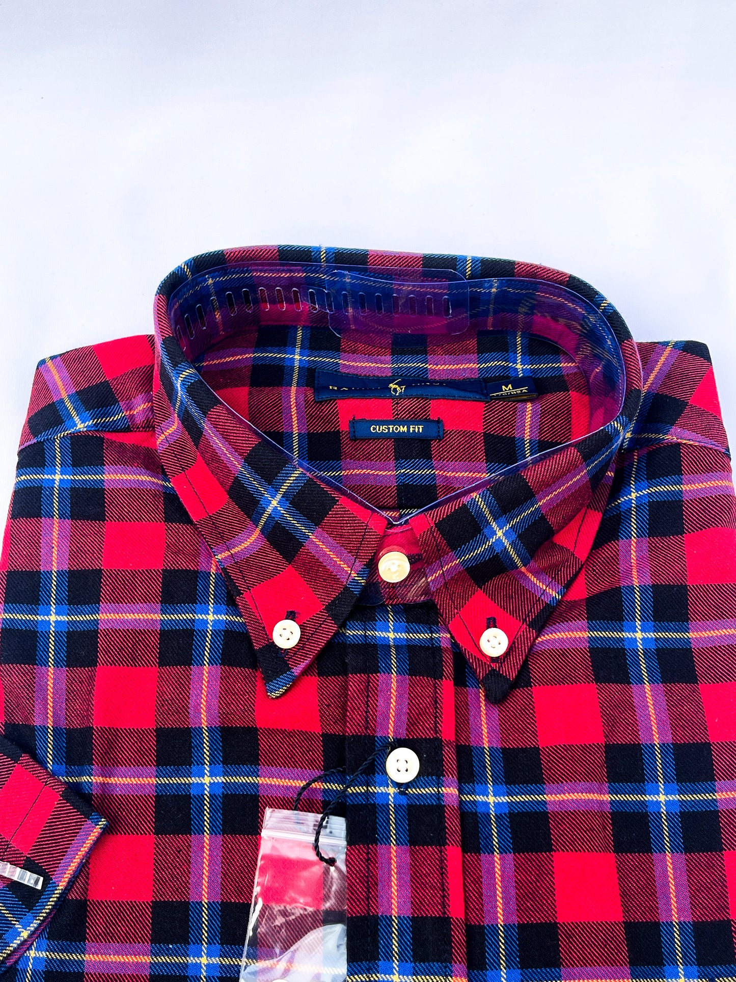 Men's Custom Fit Oxford Short Sleeve -PRL0019