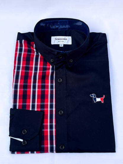 Men's Custom Fit Long Sleeve Oxford Shirt -TB0011