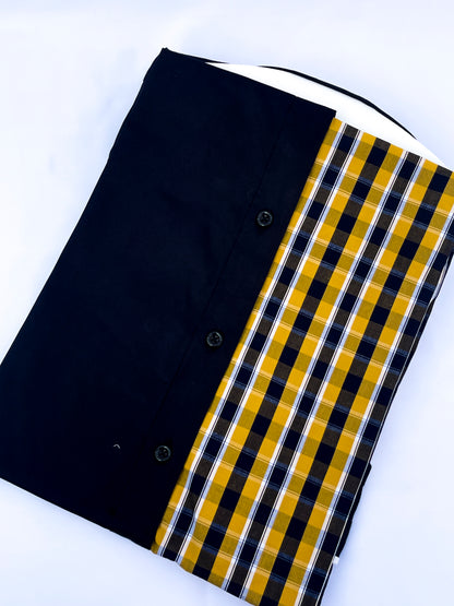 Men's Custom Fit Long Sleeve Oxford Shirt -TB002