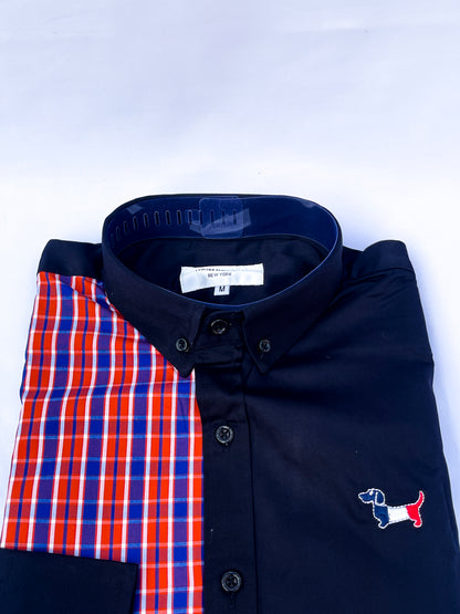 Men's Custom Fit Long Sleeve Oxford Shirt -TB017