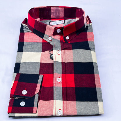 Men’s Custom Fit T06 Checked Shirt