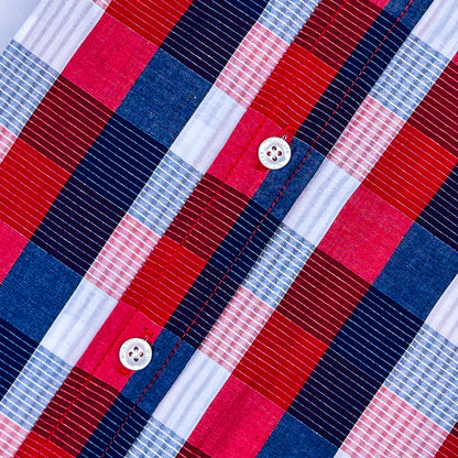 Men’s Custom Fit T08 Checked Shirt