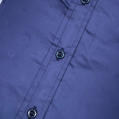 Men’s Custom Fit Navy Blue Shirt